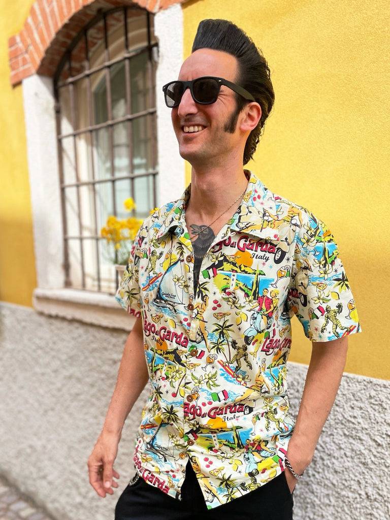 Queen Kerosin Hawaiihemd «Lago di Garda» Letzte 2 Tage