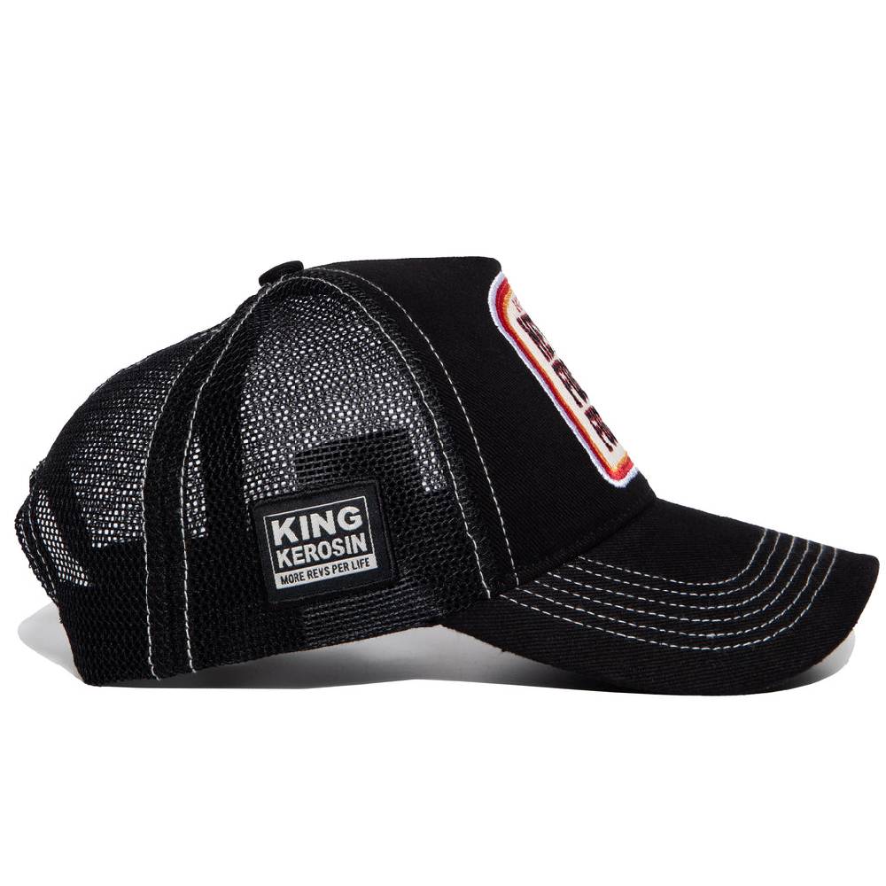 Queen Kerosin Trucker Cap «Never Fuck A Fucker» Lucki Maurer Edition Sonderangebot der Fabrik