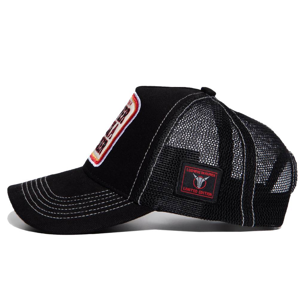 Queen Kerosin Trucker Cap «Never Fuck A Fucker» Lucki Maurer Edition Sonderangebot der Fabrik