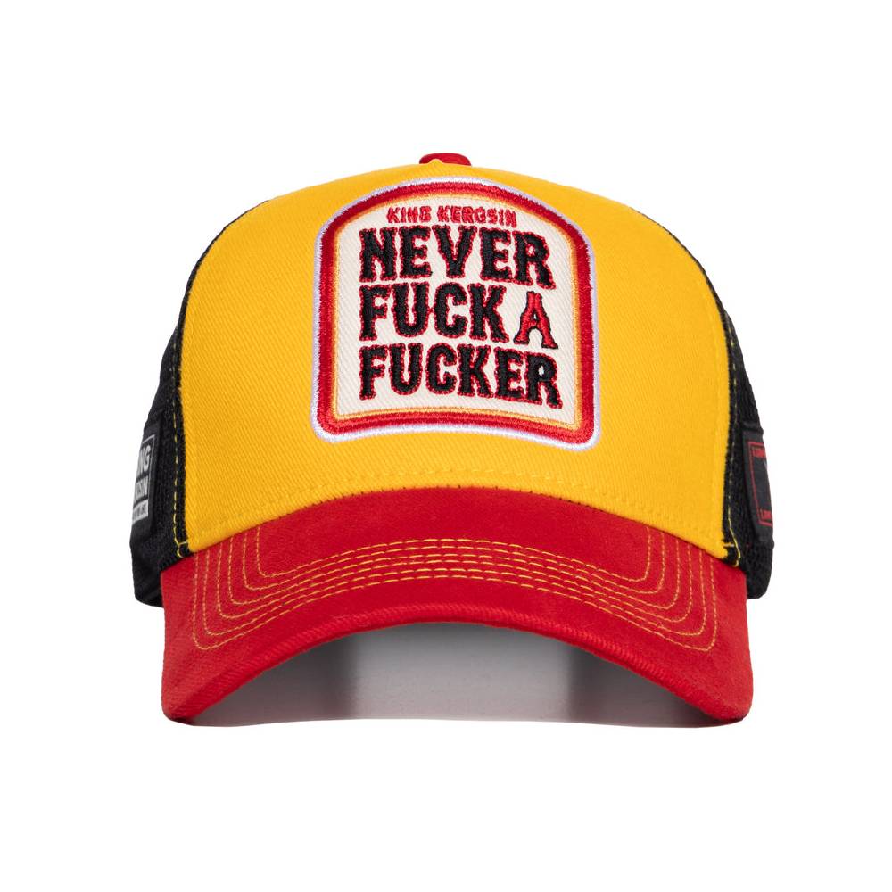 Queen Kerosin Trucker Cap «Never Fuck A Fucker» Lucki Maurer Edition Vierteljährliche Förderung