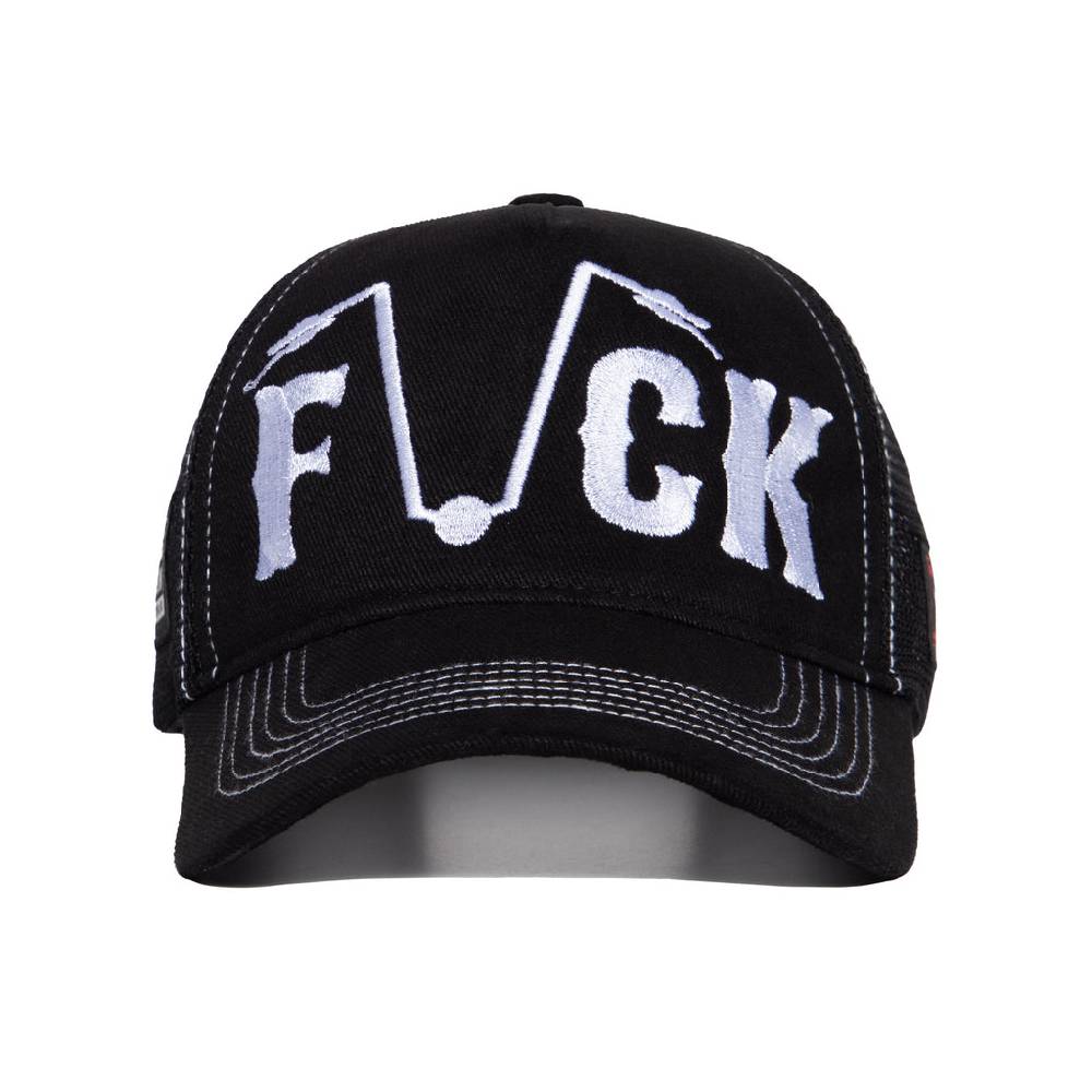 Queen Kerosin Trucker Cap «Fuck» Lucki Maurer Edition Bis zu 55% Rabatt