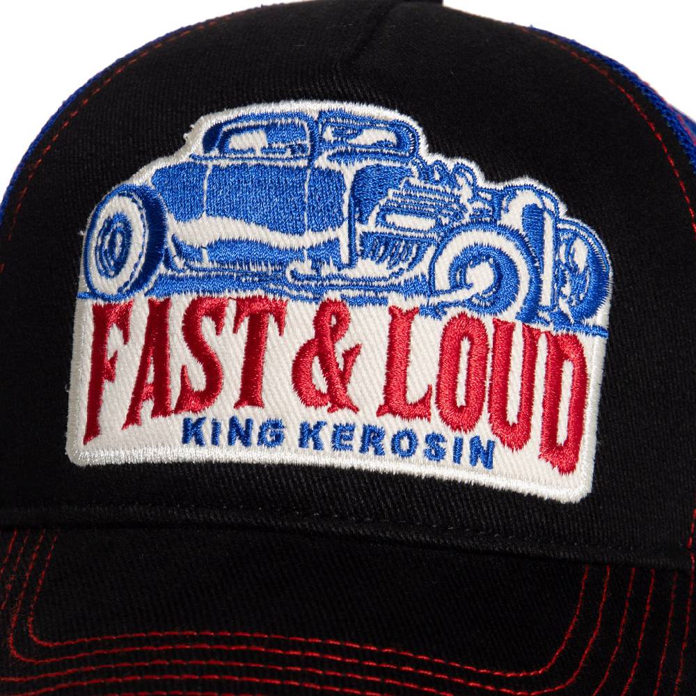 Queen Kerosin Trucker Cap «Fast & Loud» 50% Rabatt mit kostenlosem Versand
