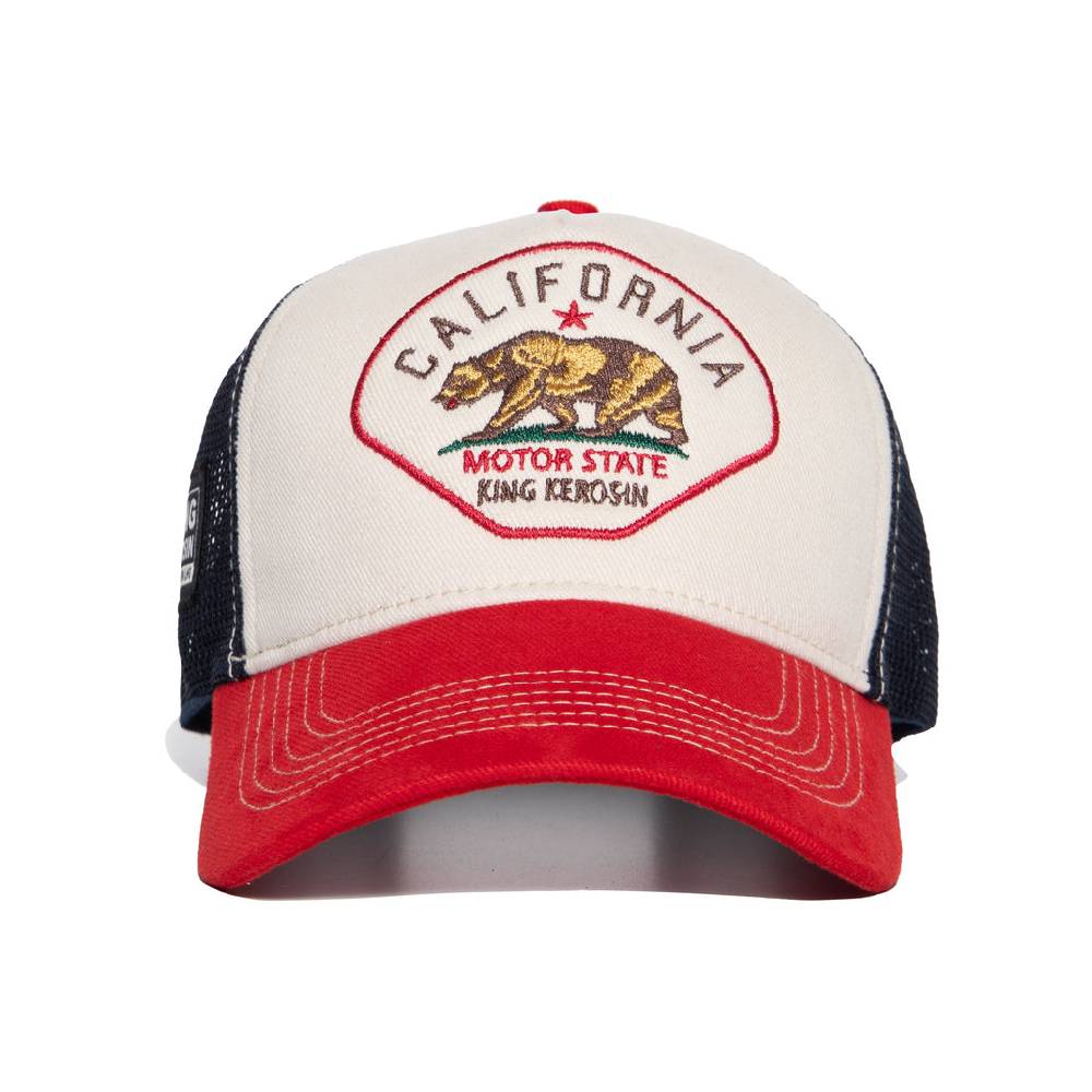 Queen Kerosin Trucker Cap «California» Kostenloser Versand international