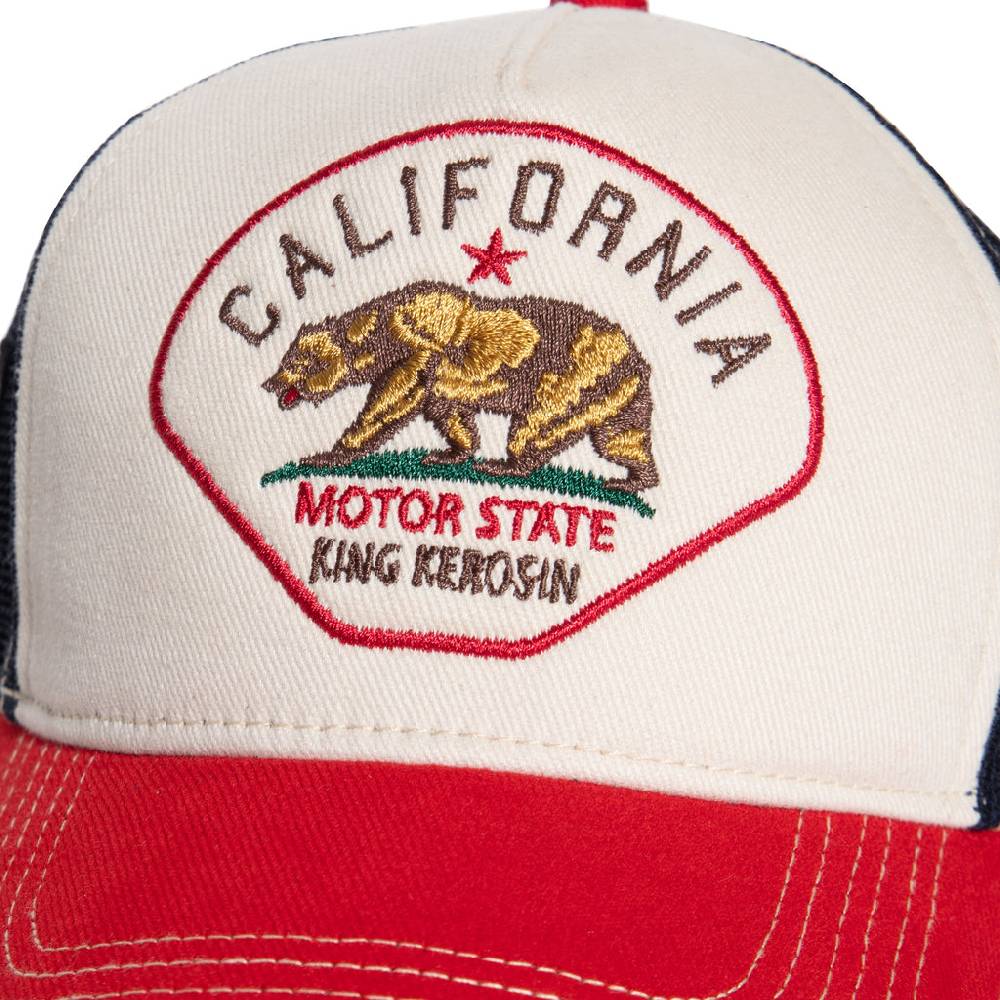 Queen Kerosin Trucker Cap «California» Kostenloser Versand international