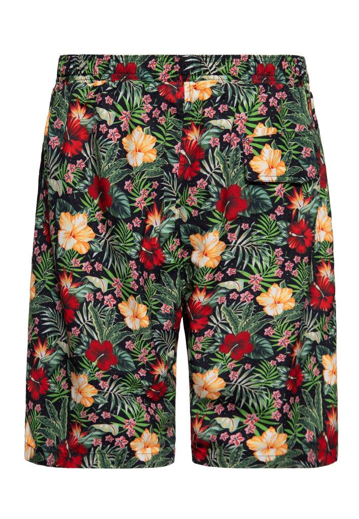Queen Kerosin Badeshorts «Hibiscus» 50% Rabatt für begrenzte Zeit