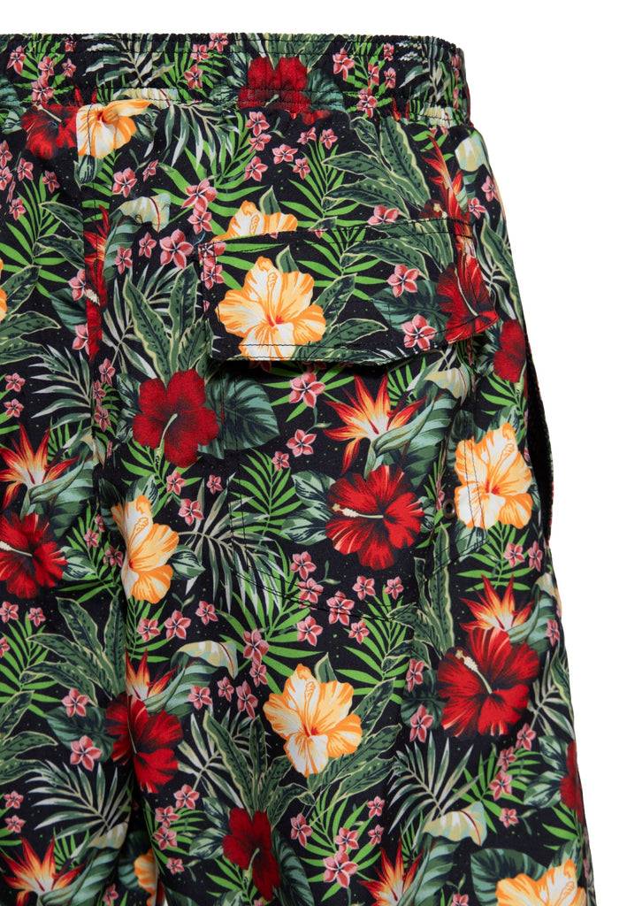 Queen Kerosin Badeshorts «Hibiscus» 50% Rabatt für begrenzte Zeit