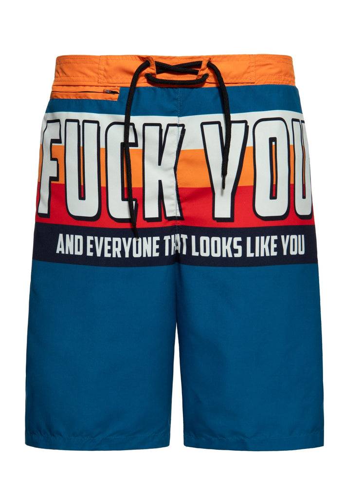 Queen Kerosin Badeshorts «Fuck You» Rabatte dieses Monats