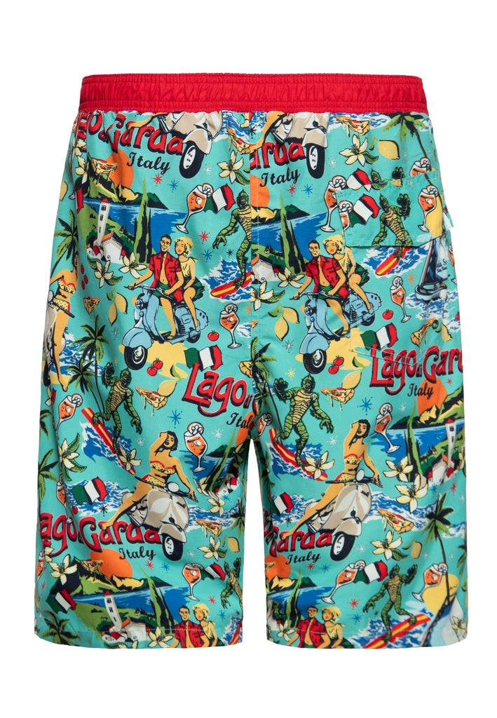 Queen Kerosin Badeshorts «Il mostro del Lago di Garda» 2025