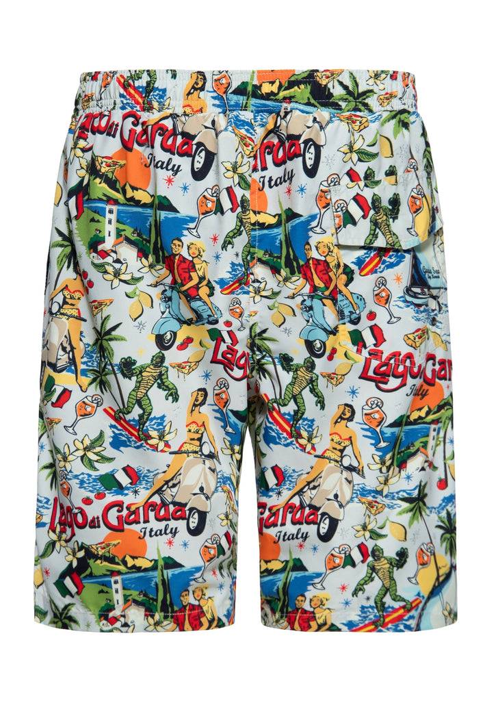Queen Kerosin Badeshorts «Lago di Garda» Online