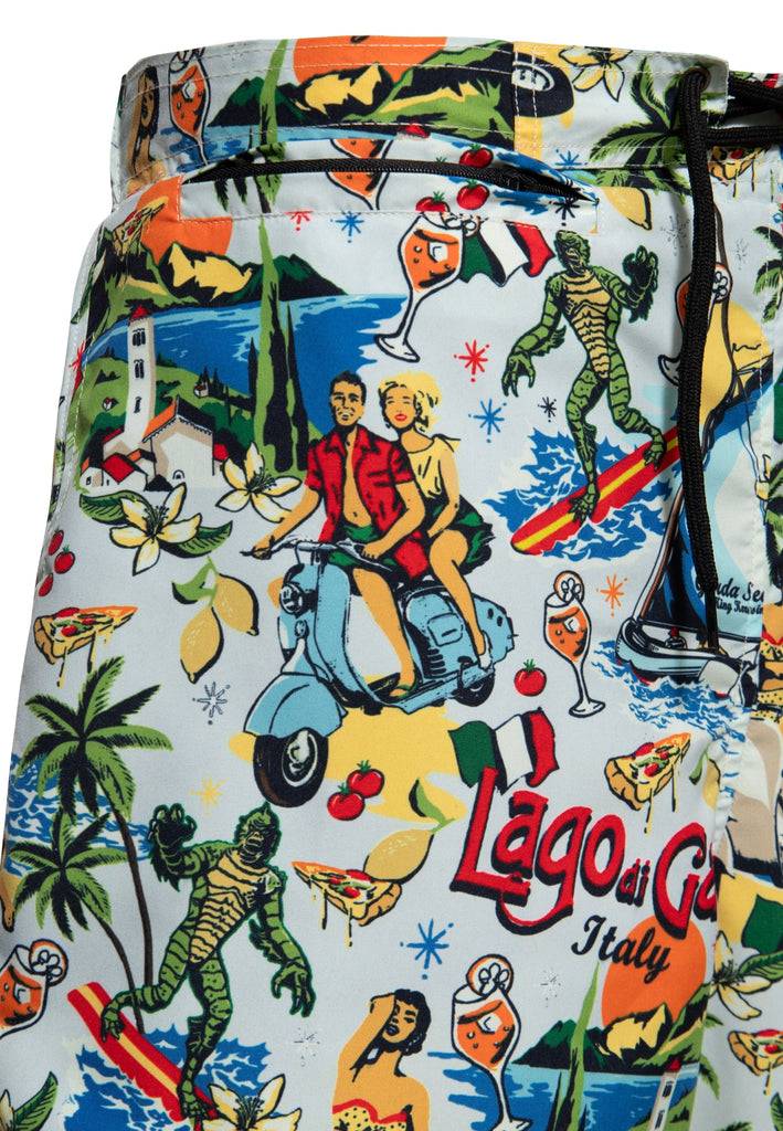 Queen Kerosin Badeshorts «Lago di Garda» Online