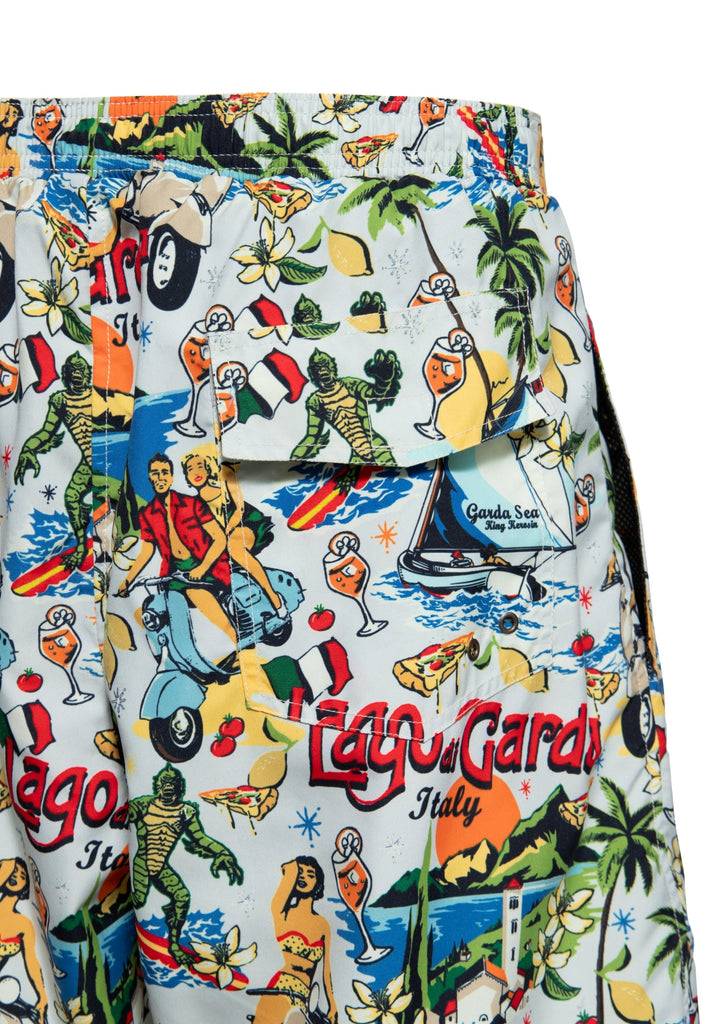 Queen Kerosin Badeshorts «Lago di Garda» Online