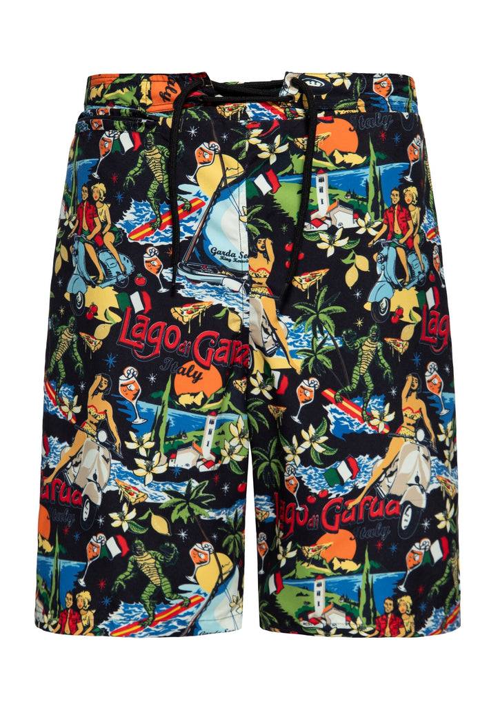 Queen Kerosin Badeshorts «Lago di Garda» Online