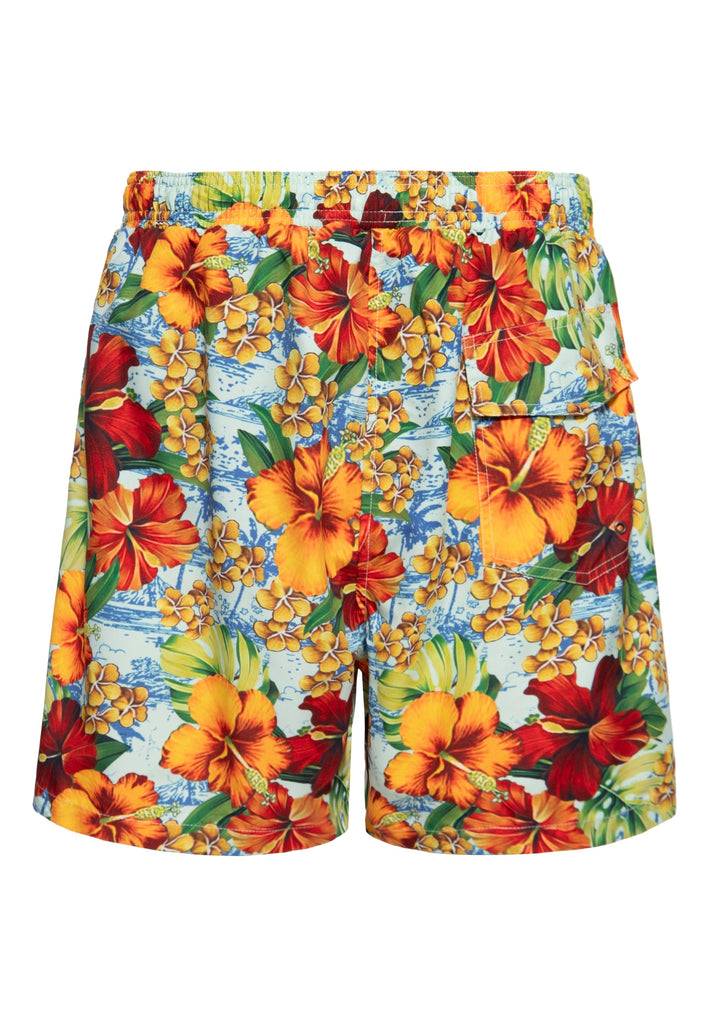 Queen Kerosin Badeshorts «Hibiscus» Hotsell
