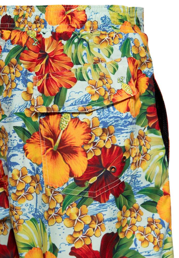 Queen Kerosin Badeshorts «Hibiscus» Hotsell