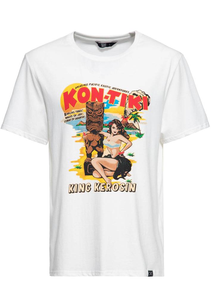 Queen Kerosin T-Shirt «Kon-Tiki» Großer Ausverkauf