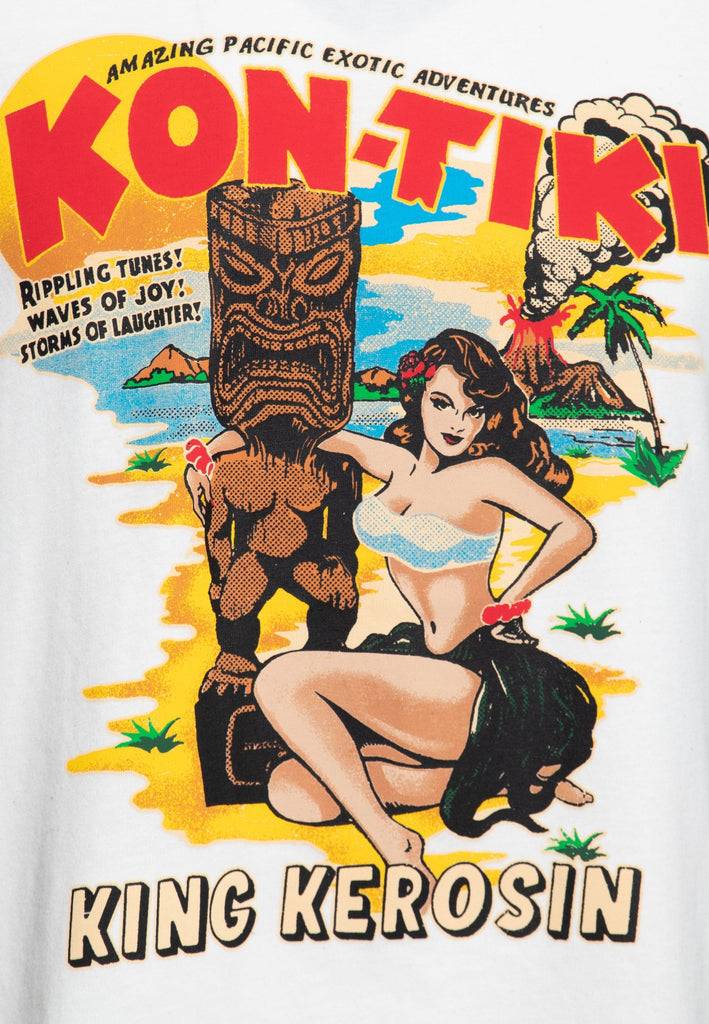 Queen Kerosin T-Shirt «Kon-Tiki» Großer Ausverkauf