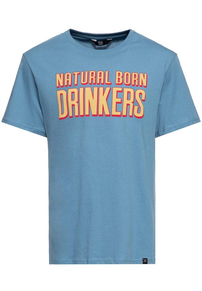 Queen Kerosin T-Shirt «Natural Born Drinkers» Preisnachlass