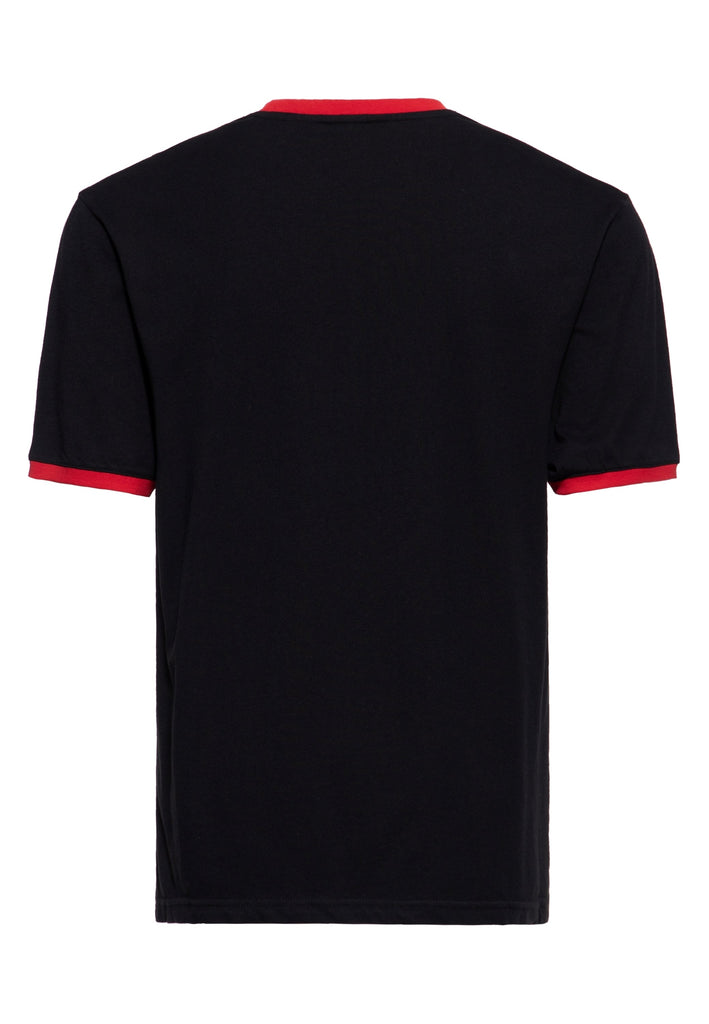 Queen Kerosin Ringer T-Shirt «Lake Garda» Black Friday