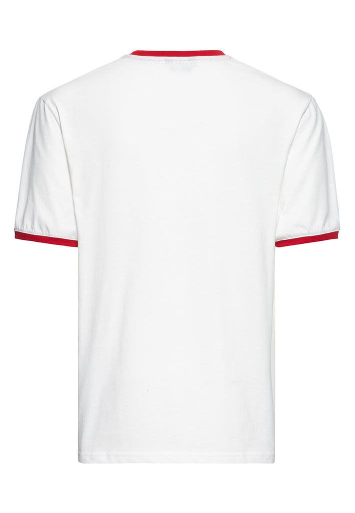 Queen Kerosin Ringer T-Shirt «Paris» Weihnachtsangebot