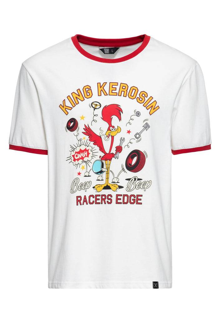 Queen Kerosin Ringer T-Shirt «Beep Beep» Osterangebot