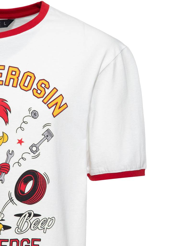 Queen Kerosin Ringer T-Shirt «Beep Beep» Osterangebot