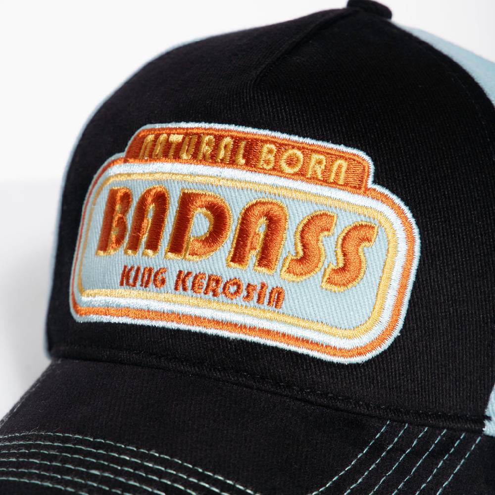 Queen Kerosin Baseball Cap «Natural Born Badass» Vatertagsangebot