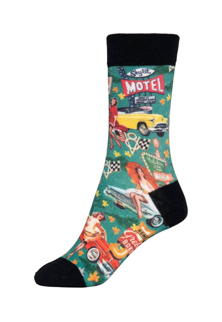 Queen Kerosin Socken «50s Flashback» Neueste Mode
