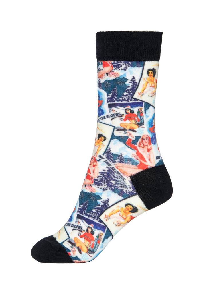 Queen Kerosin Socken «50s Winter» Online Outlet