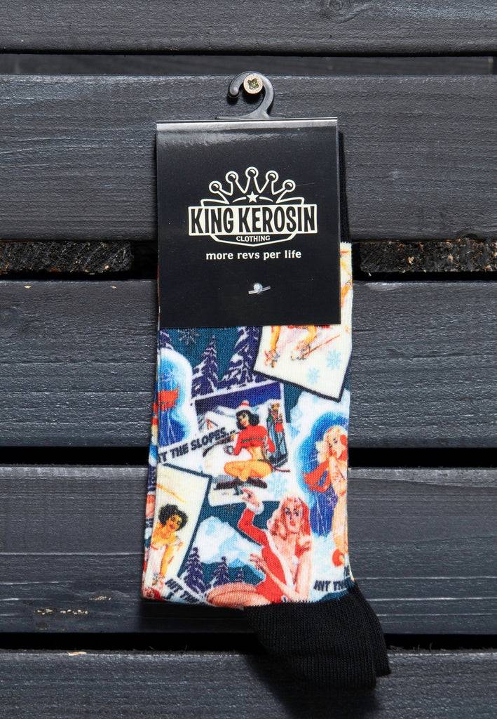 Queen Kerosin Socken «50s Winter» Online Outlet