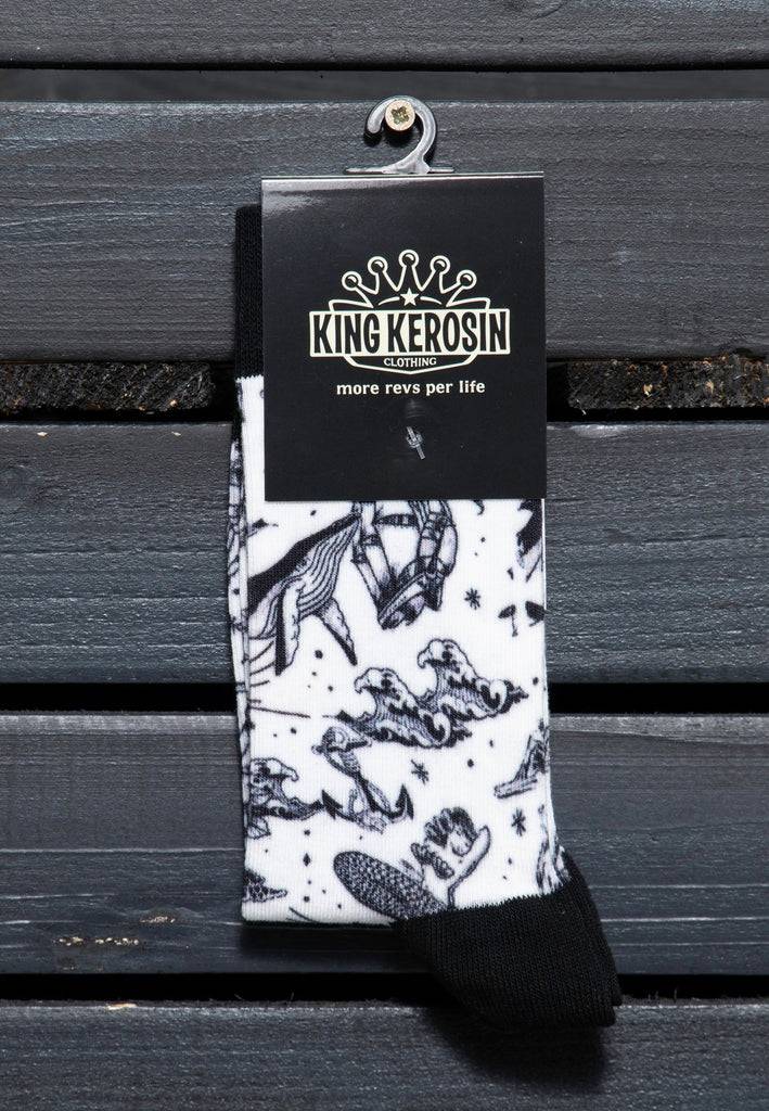 Queen Kerosin Socken «Sailor» Neuheiten