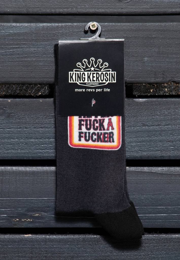 Queen Kerosin Socken «Never Fuck a Fucker» Bestseller