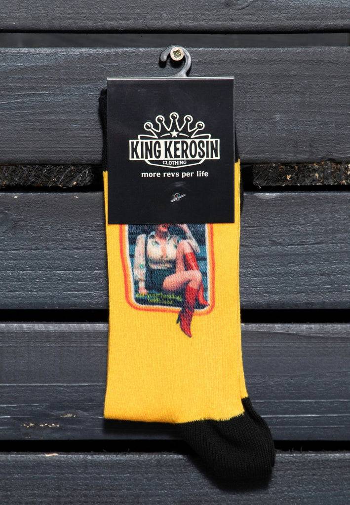 Queen Kerosin Socken «Hot Dog» Saisonale Angebote