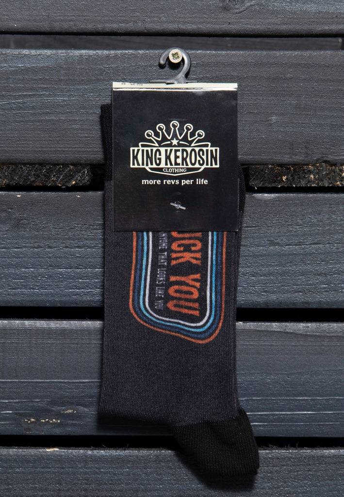 Queen Kerosin Socken «Fuck You» Räumungsverkauf