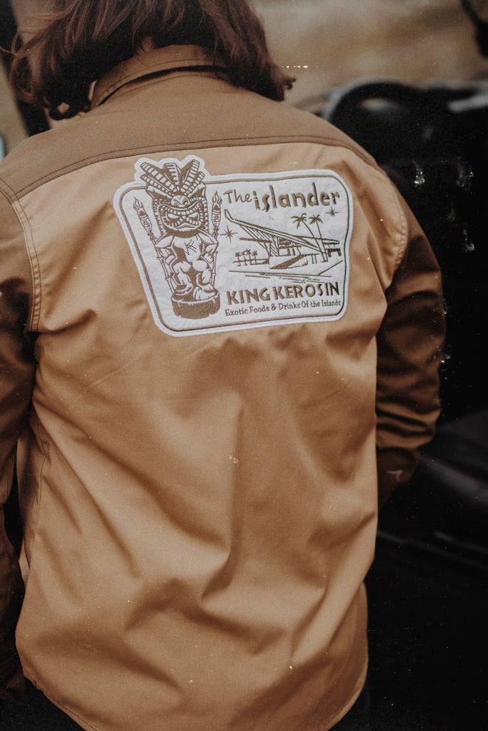 Queen Kerosin Workwear Hemd Langarm «The Islander» Sonderangebote