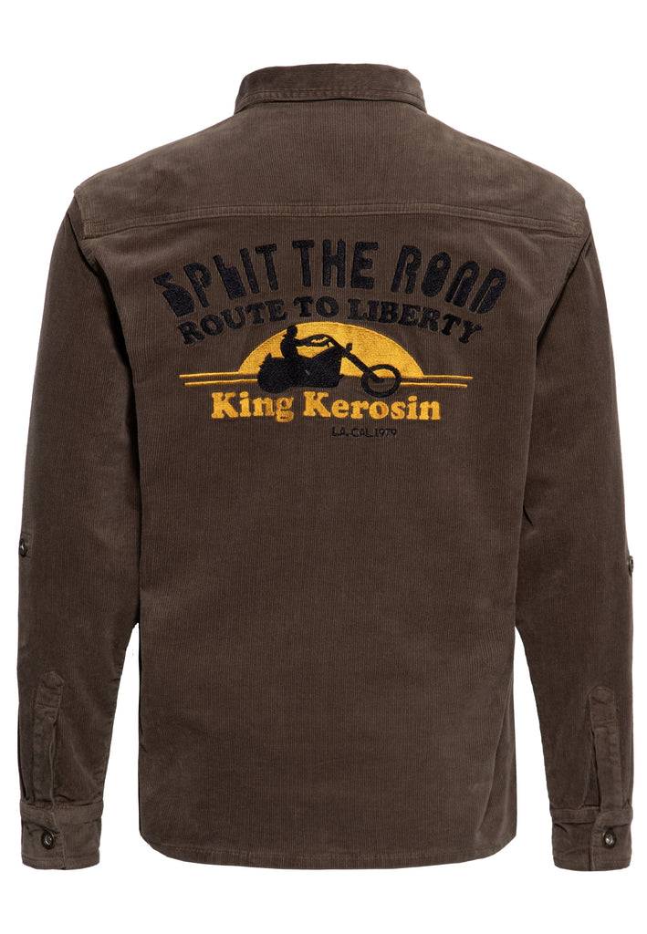 Queen Kerosin Workwear Hemd «Split The Road» Riesige Ersparnisse