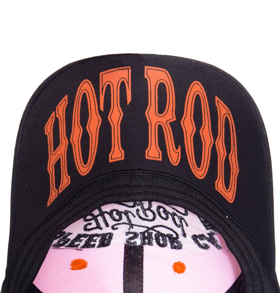 Queen Kerosin Baseball Cap mit Print auf der Schirmunterseite «Hot Rod» Nur für heute