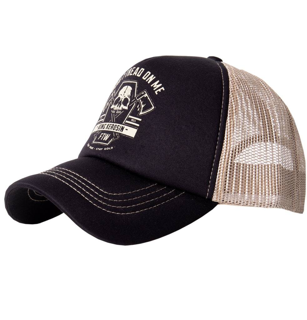 Queen Kerosin Trucker Cap»Don´t tread on me«mit Printmotiv «Don´t tread on me» Vierteljährliche Förderung