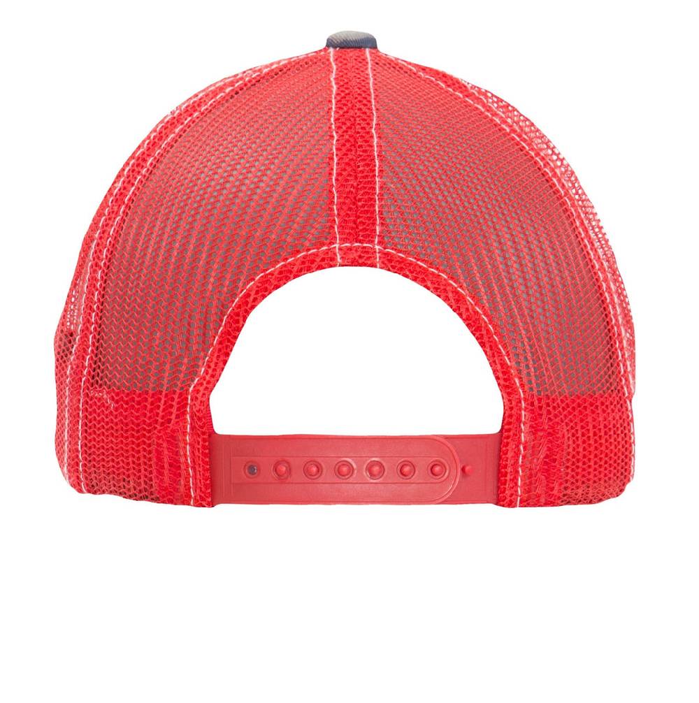 Queen Kerosin Trucker Cap mit Denim Einsatz im Used Look «True Roots» Im Verkauf