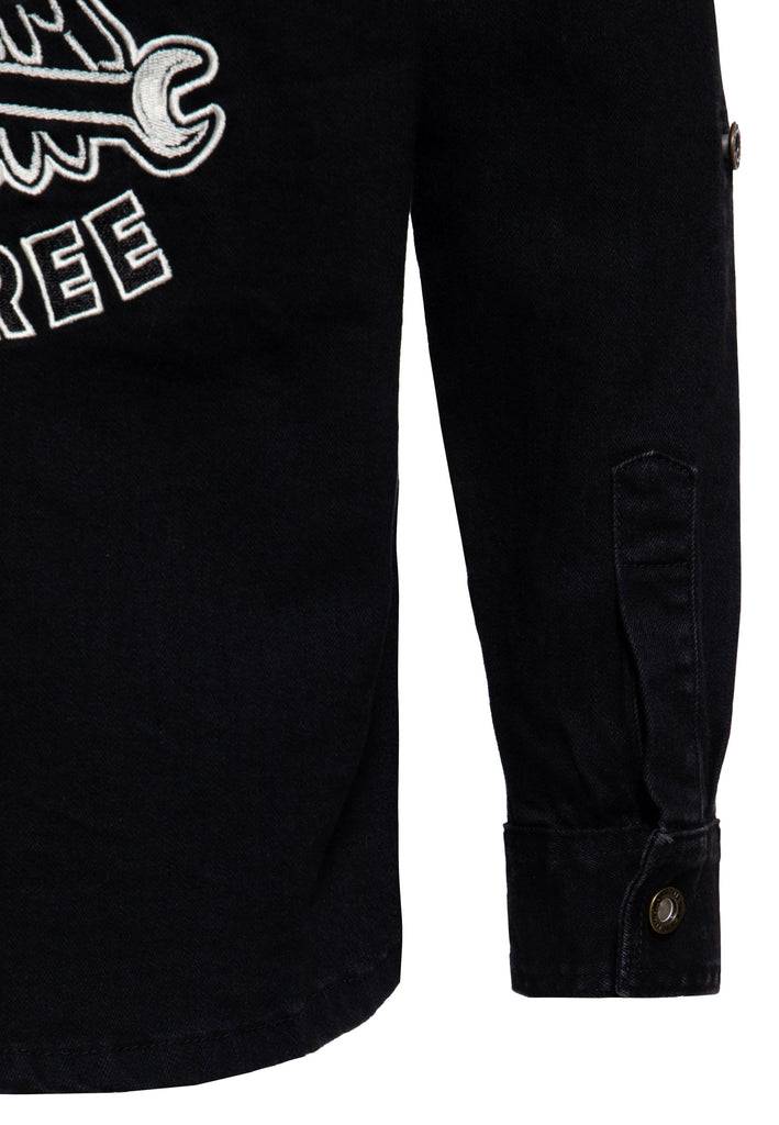 Queen Kerosin Workwear Hemd «Ride Free Live Free» 2025