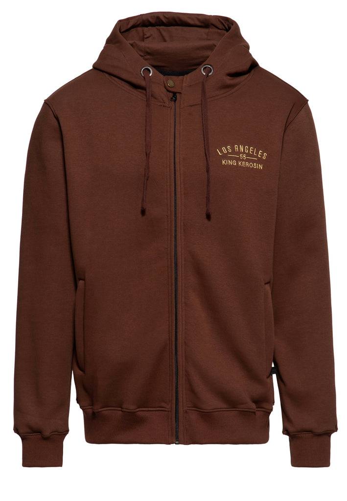 Queen Kerosin Kapuzen-Sweatjacke «Stay Fast» Schlussverkauf