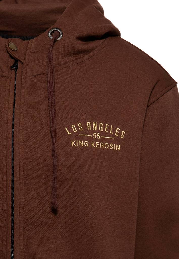 Queen Kerosin Kapuzen-Sweatjacke «Stay Fast» Schlussverkauf