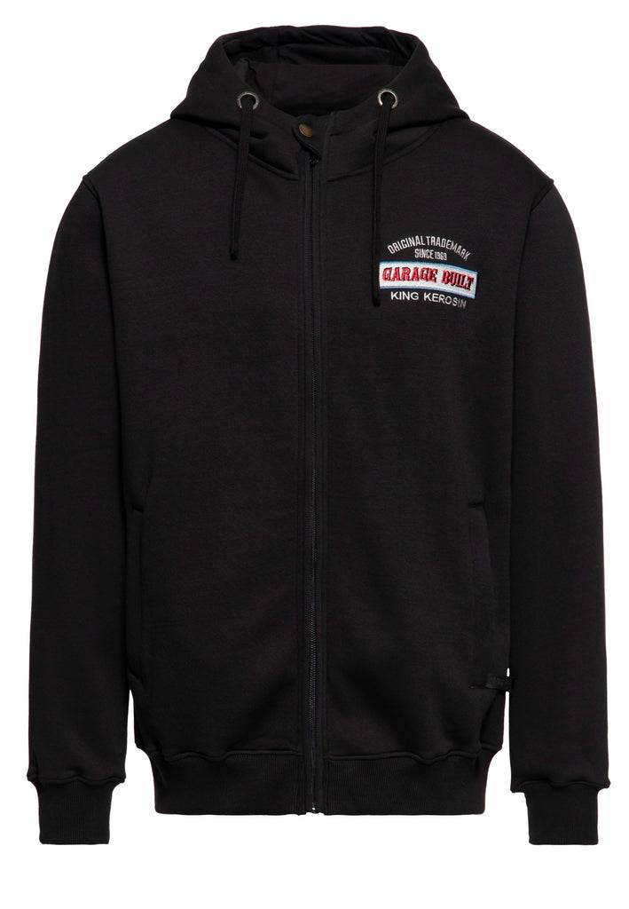 Queen Kerosin Kapuzen-Sweatjacke «Garage Built» Günstiger Verkauf