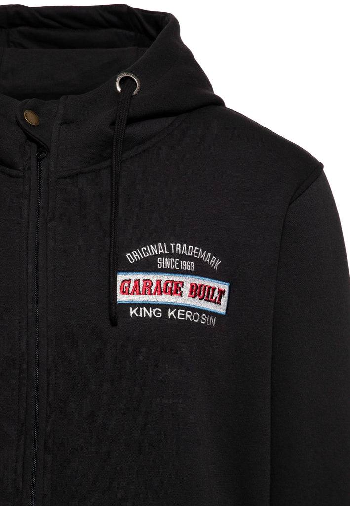 Queen Kerosin Kapuzen-Sweatjacke «Garage Built» Günstiger Verkauf