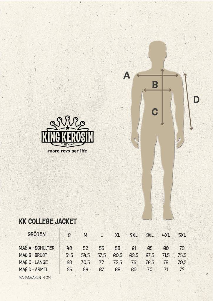 Queen Kerosin College Jacke «K» Meist gekauft