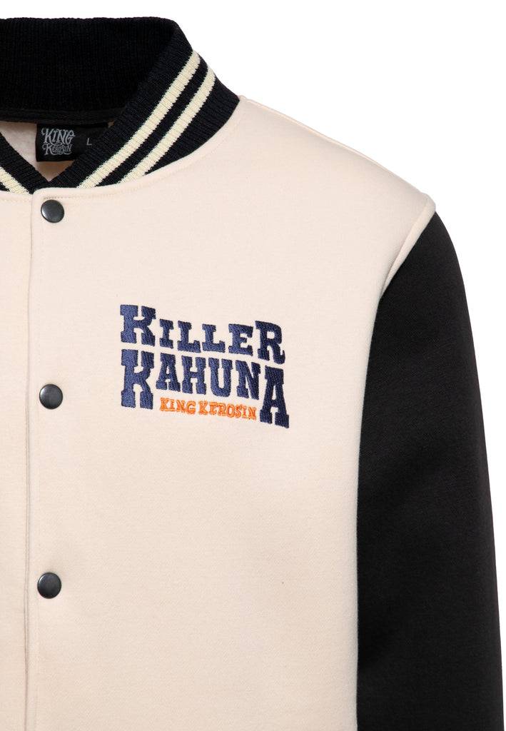Queen Kerosin College Jacke «Killer Kahuna» Blitzverkäufe