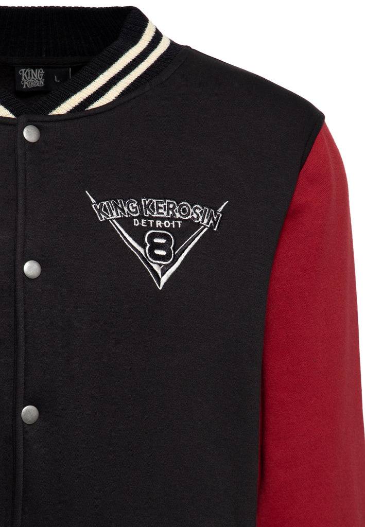 Queen Kerosin Collegejacke «Speed Kings V8» Kostenloser Versand