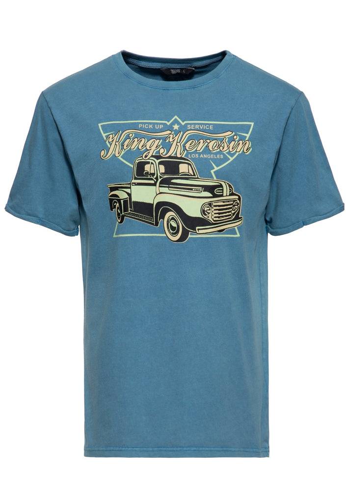 Queen Kerosin Print T-Shirt «Pick Up Service» Fabrik Onlineshop