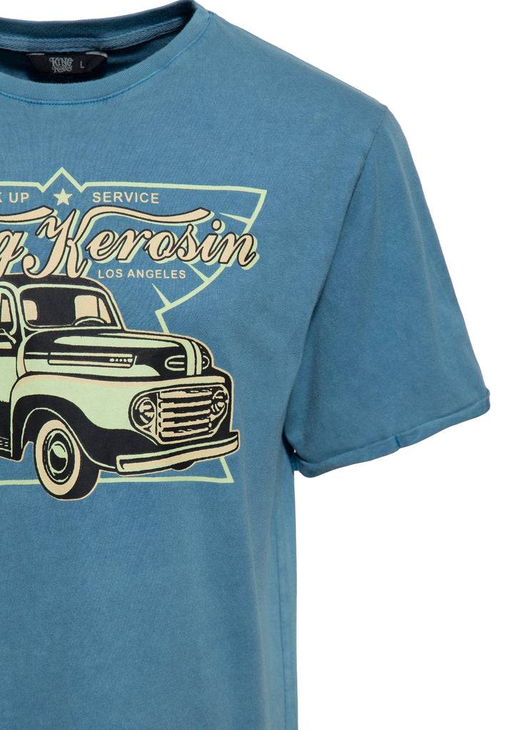 Queen Kerosin Print T-Shirt «Pick Up Service» Fabrik Onlineshop