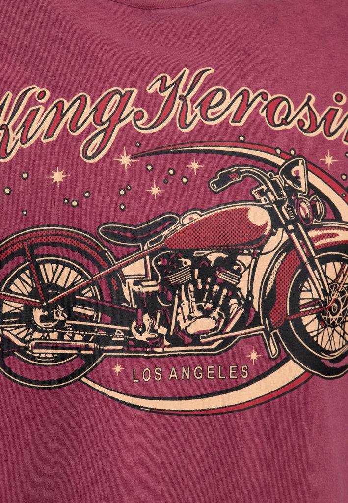 Queen Kerosin Print T-Shirt «Bobber» Sonderangebot