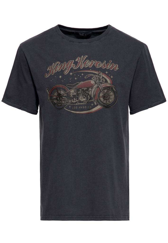 Queen Kerosin Print T-Shirt «Bobber» Sonderangebot